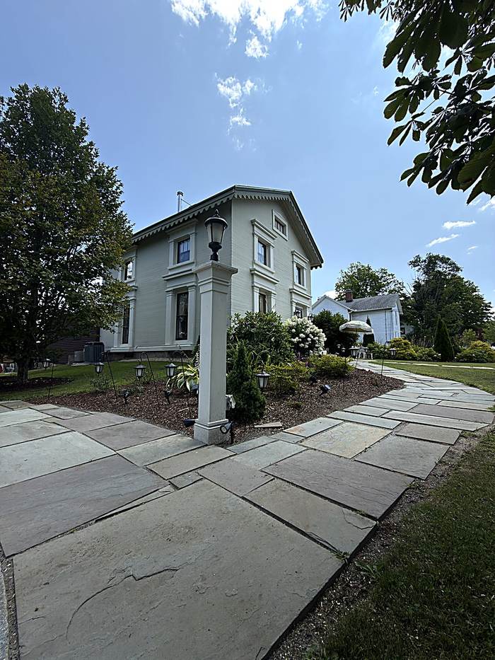 The flagstone walk